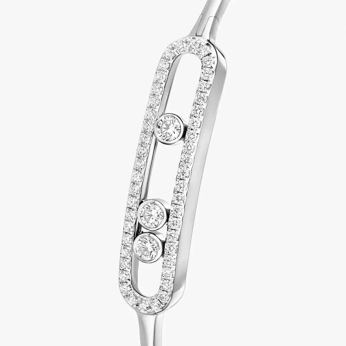Move pavé thin bracelet