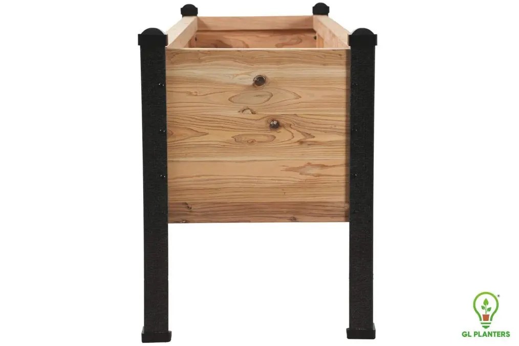 GL Planters Elevated Cedar Raised Garden Bed - Thumbnail 3