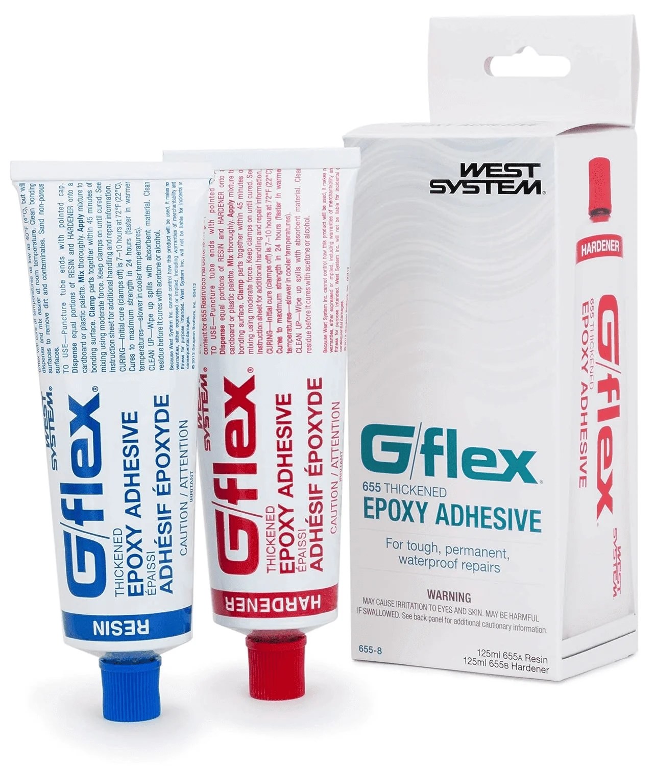 West System G-Flex Poxy Adhesive 125ml Resin and Hardener