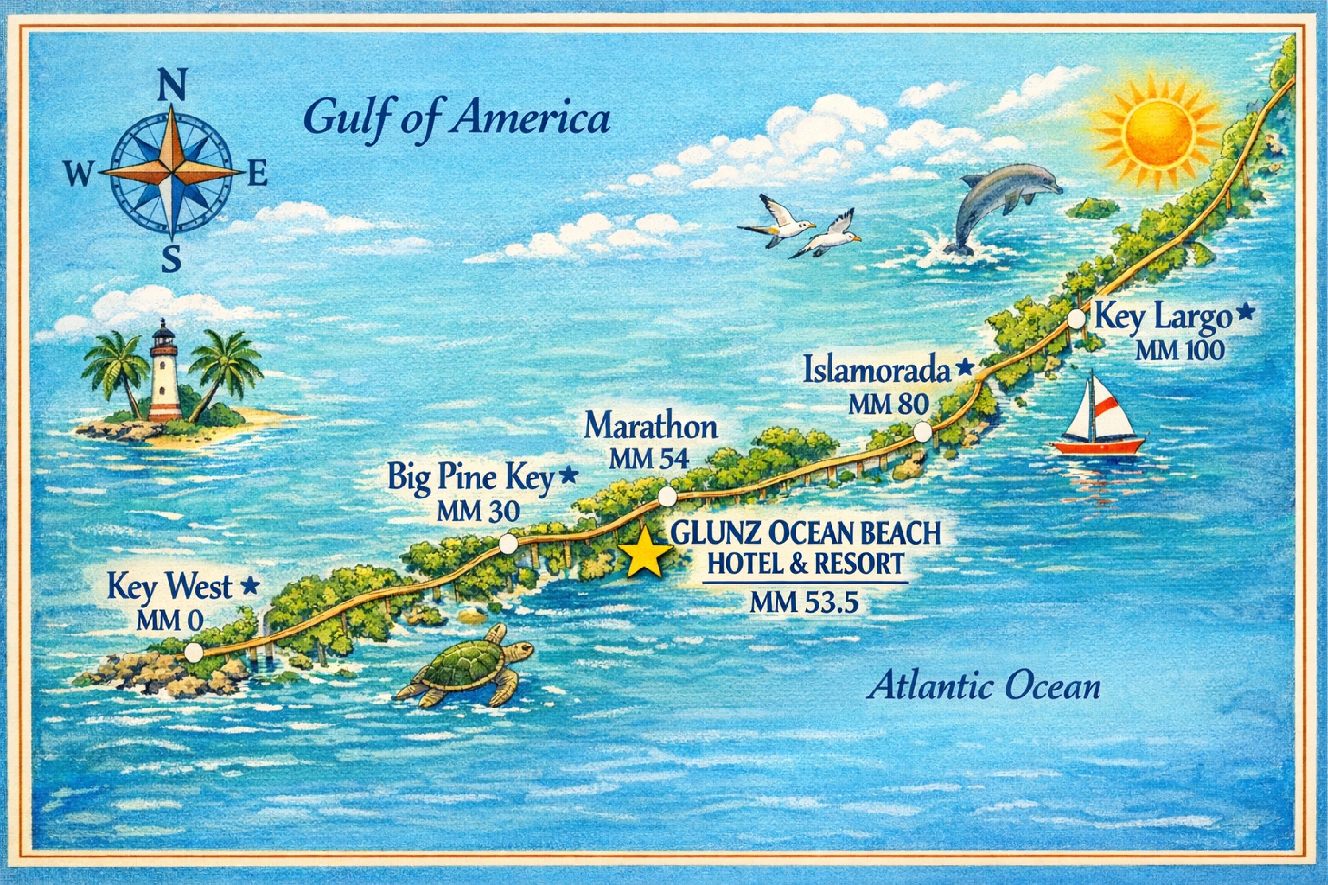 The Ultimate Florida Keys Road Trip Driving U S Route 1 And The US1 Map Pdf 