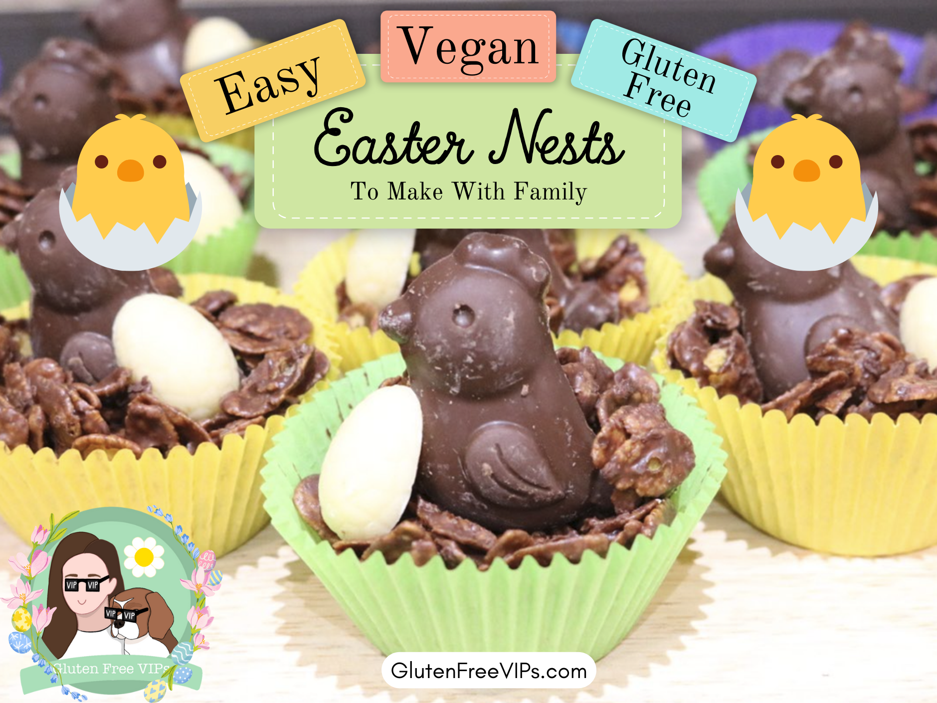 Easy Vegan Gluten Free Easter Nests To Make With Family