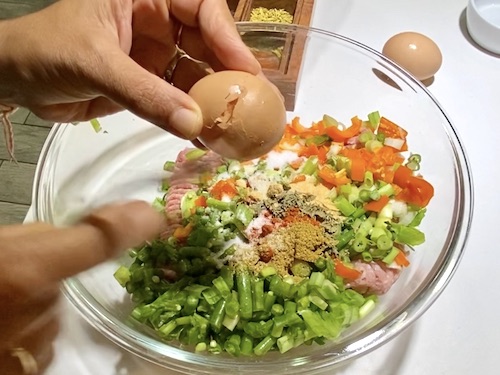 Add eggs