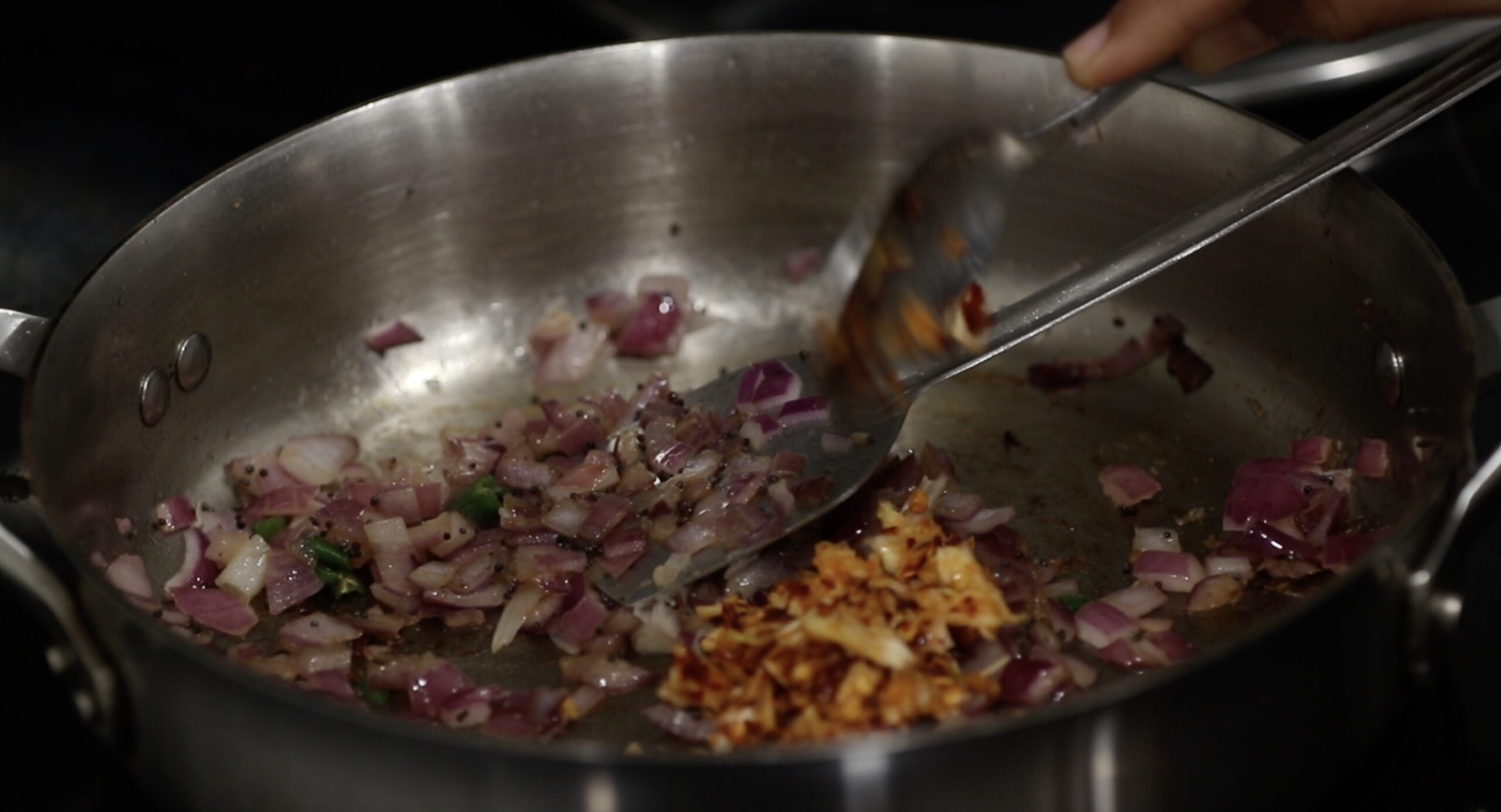 Add chilli garlic paste