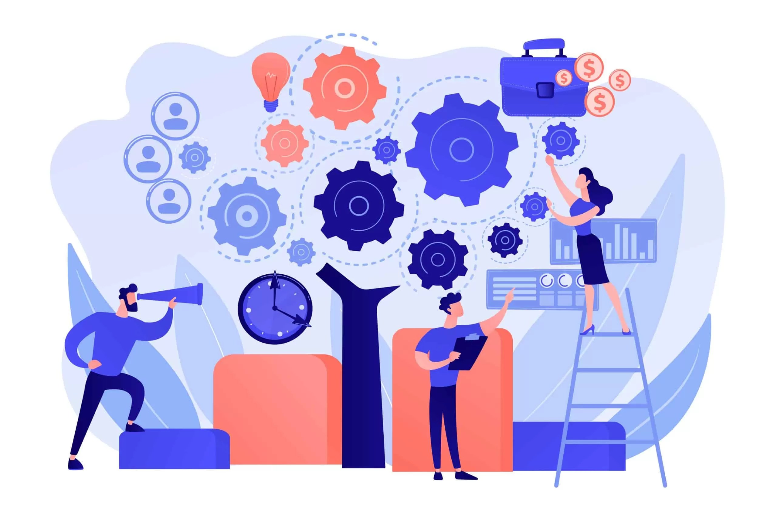 Enterprise architecture illustration for the article on operational excellence