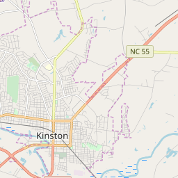 Kinston North Carolina Map 1618.