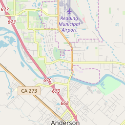 Anderson Ca Map 1543 