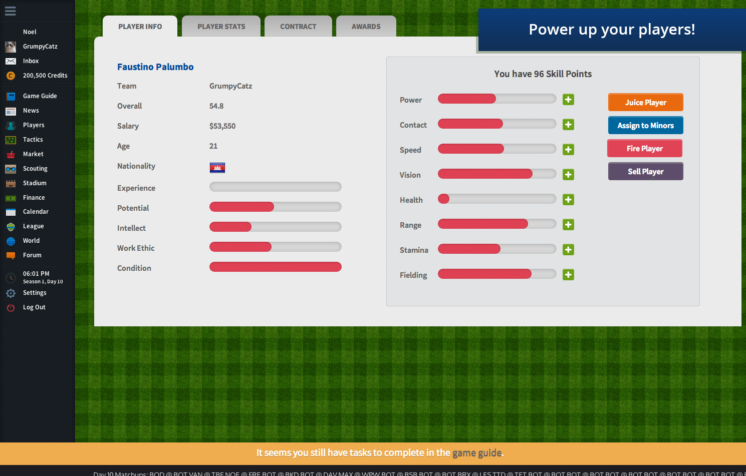 In this game, your task is to win all the matches. 9 Inning Baseball Online Browser