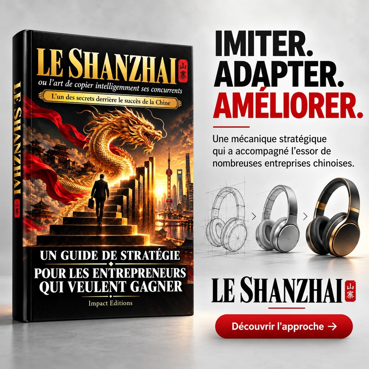 LE SHANZHAI ou l’art de copier intelligemment ses concurrents : L’un des secrets derrière le succès de la Chine ; Un guide de stratégie pour les entrepreneurs qui veulent gagner