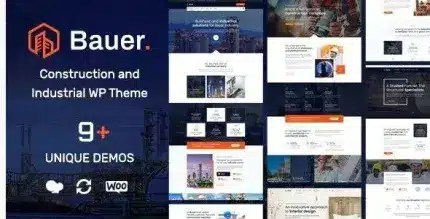 Bauer-430x219-1_5e9b3d Bauer | Construction and Industrial WordPress Theme - Image 1