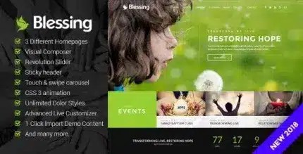 Blessing-430x219-1_35e8d1 Blessing | Responsive WordPress Theme for Church Websites - Image 1