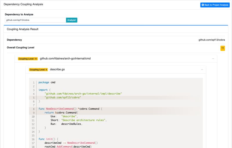 Dependency Coupling Go Architect - Mountain Illustrations - Classic Ultra HD Collection