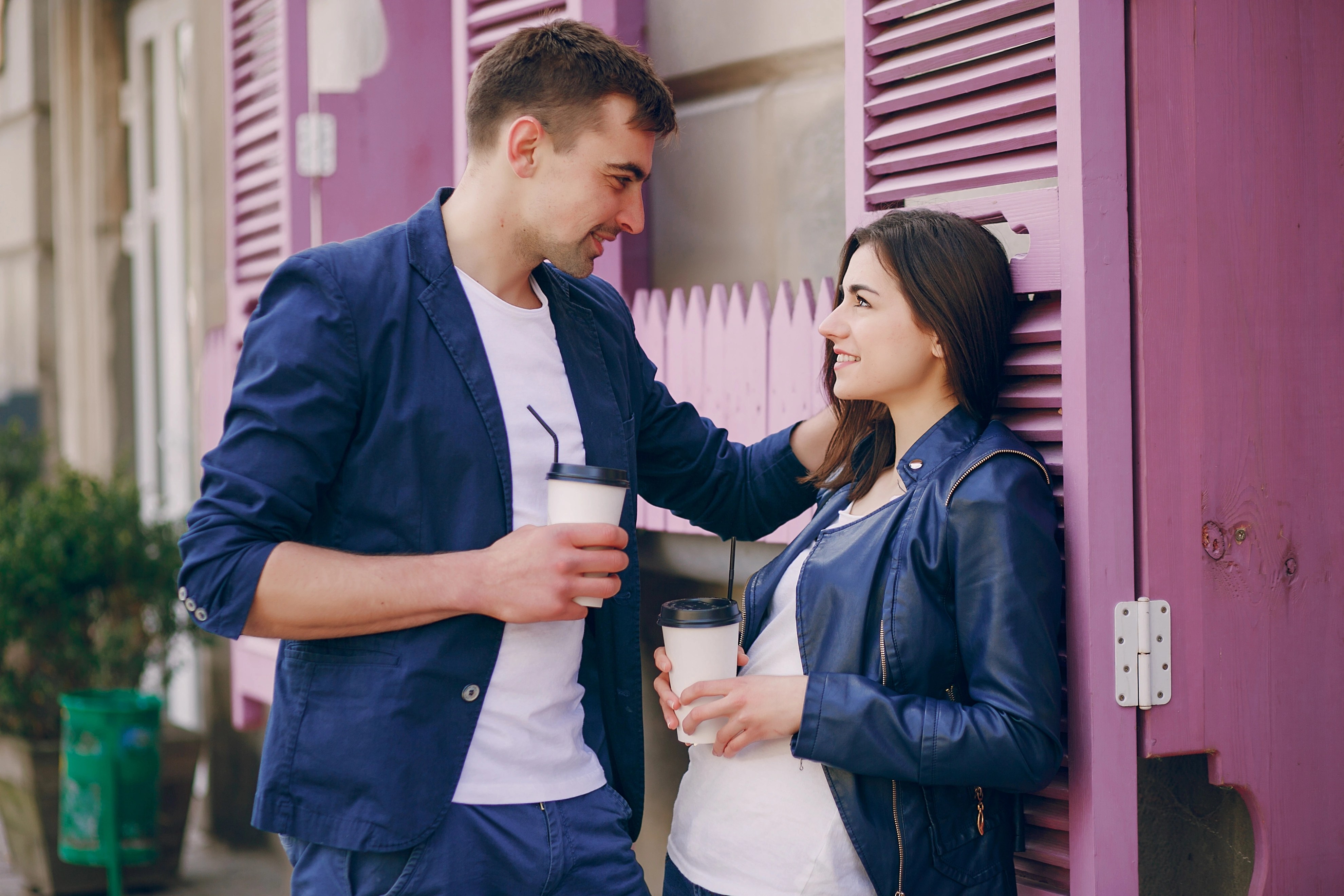 couple in city