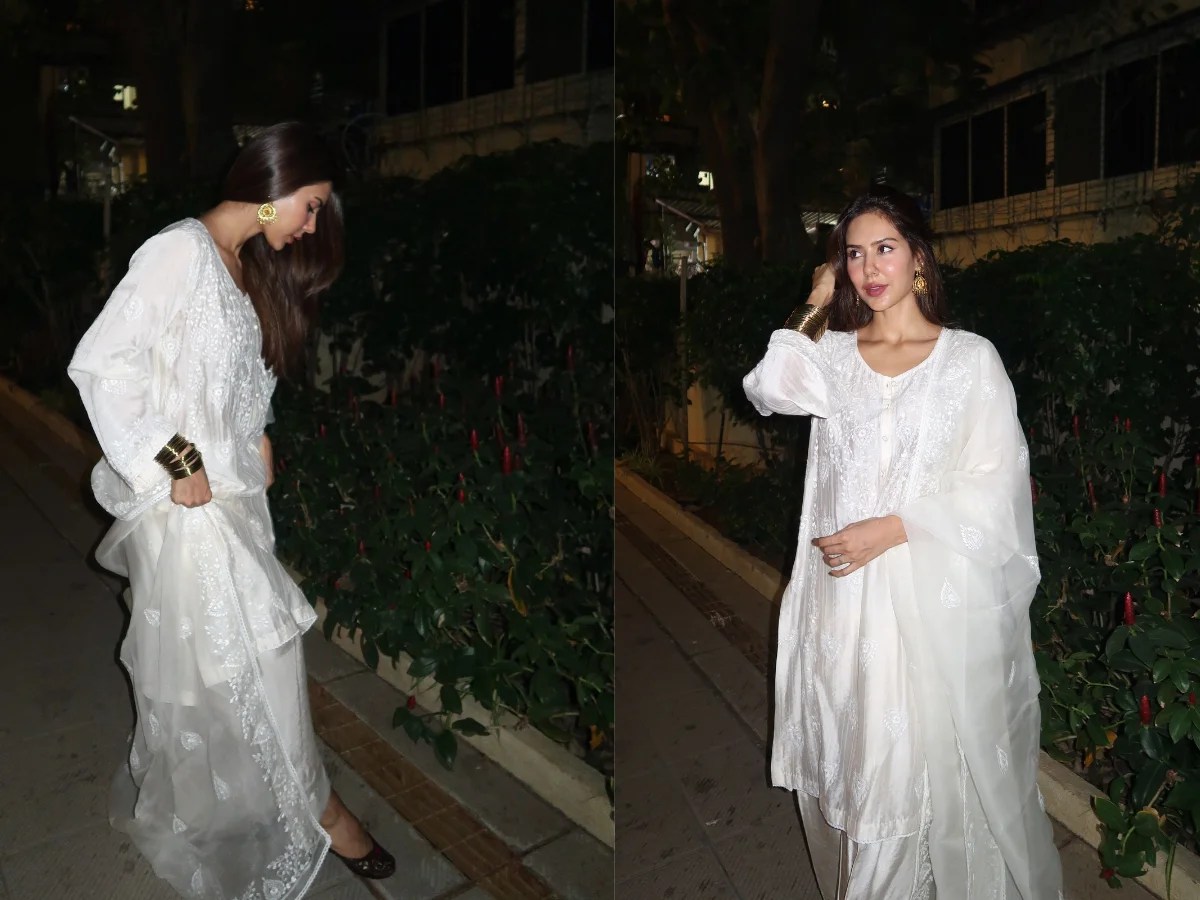 sonam bajwa ivory kurta