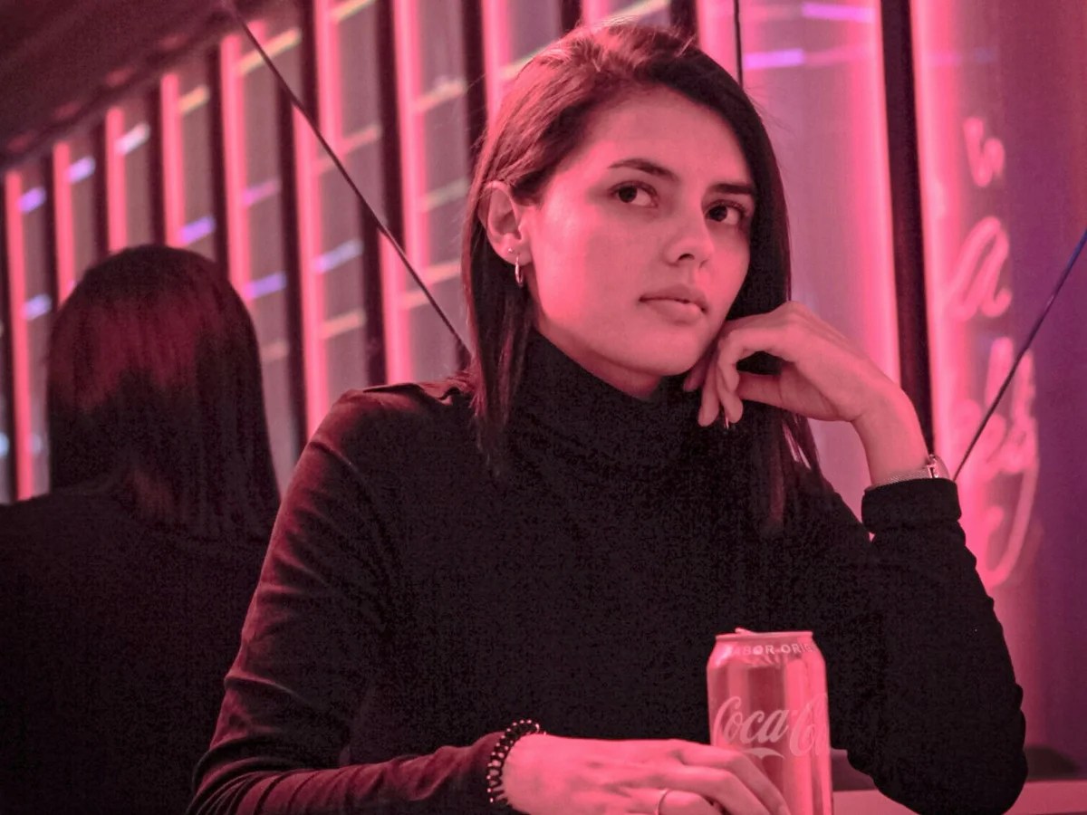 at the cafe