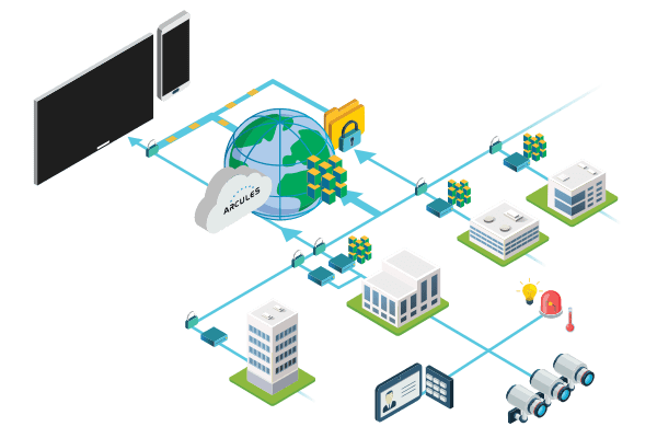 Arcules Edge Cloud Security World - Download Stunning Geometric Pattern | 8K