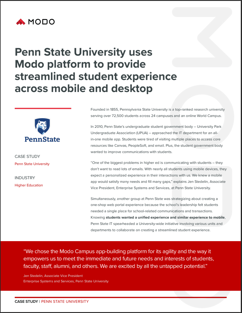 Modo Labs Penn State Case Study - Ultra HD Nature Pattern - Retina