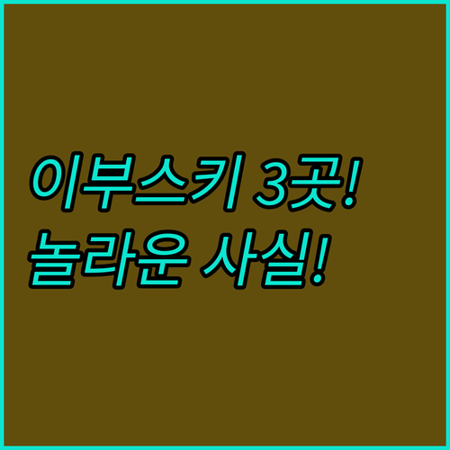 이부스키 호텔 3곳을 깊이 비교해보니 가장 놀라운 사실
