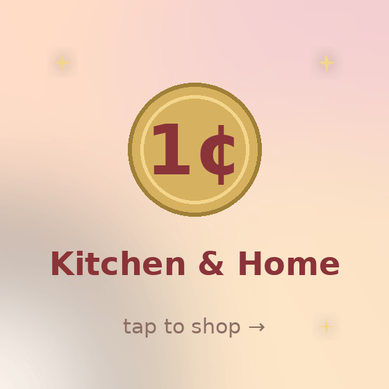 Kitchen & Home Amazon items for 1 penny