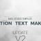 Videohive Motion Text Maker 18119422