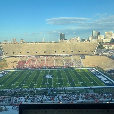 upper deck Rice Stadium
