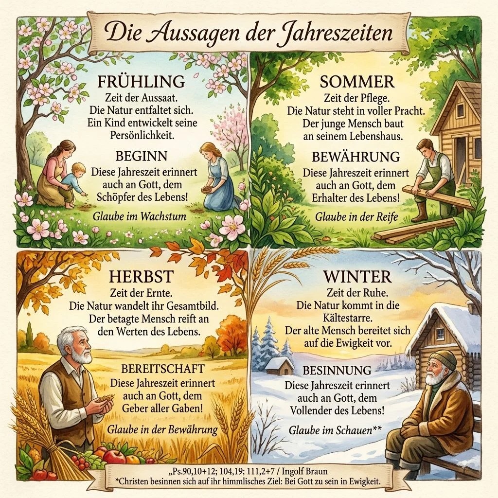 Die Aussagen der Jahreszeiten