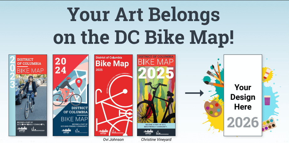 Design The Next DC Bike Map GoDCgo Dc Bike Map Cover Contest 