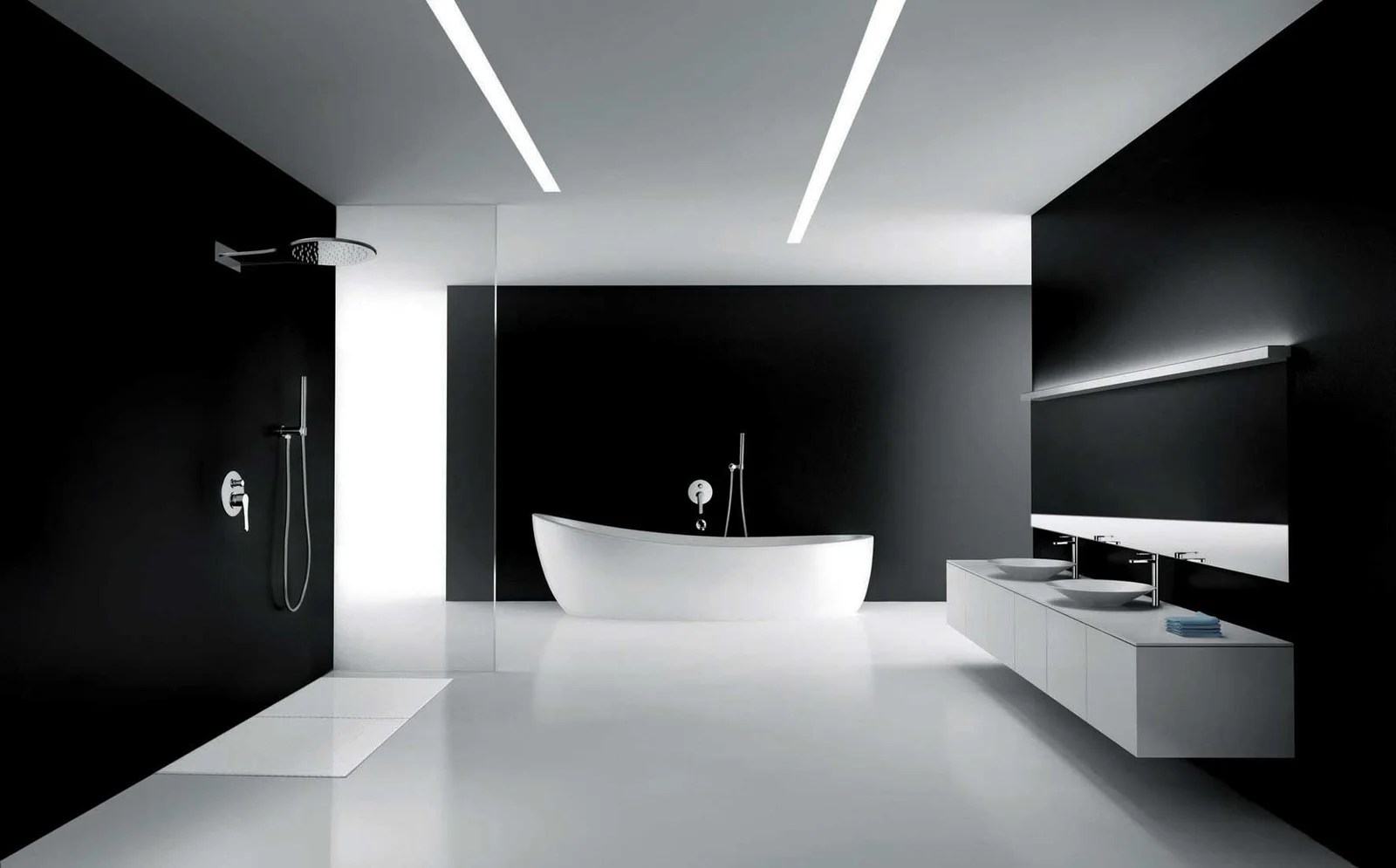 Evoking richness and luxury, dark bathrooms have a gutsy, bold aesthetic and make a strong style statement. 25 Minimalist Bathroom Design Ideas Godfather Style