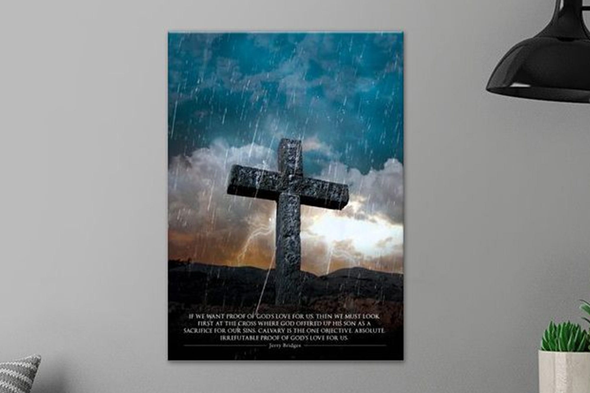 Cross of Love Metal Poster