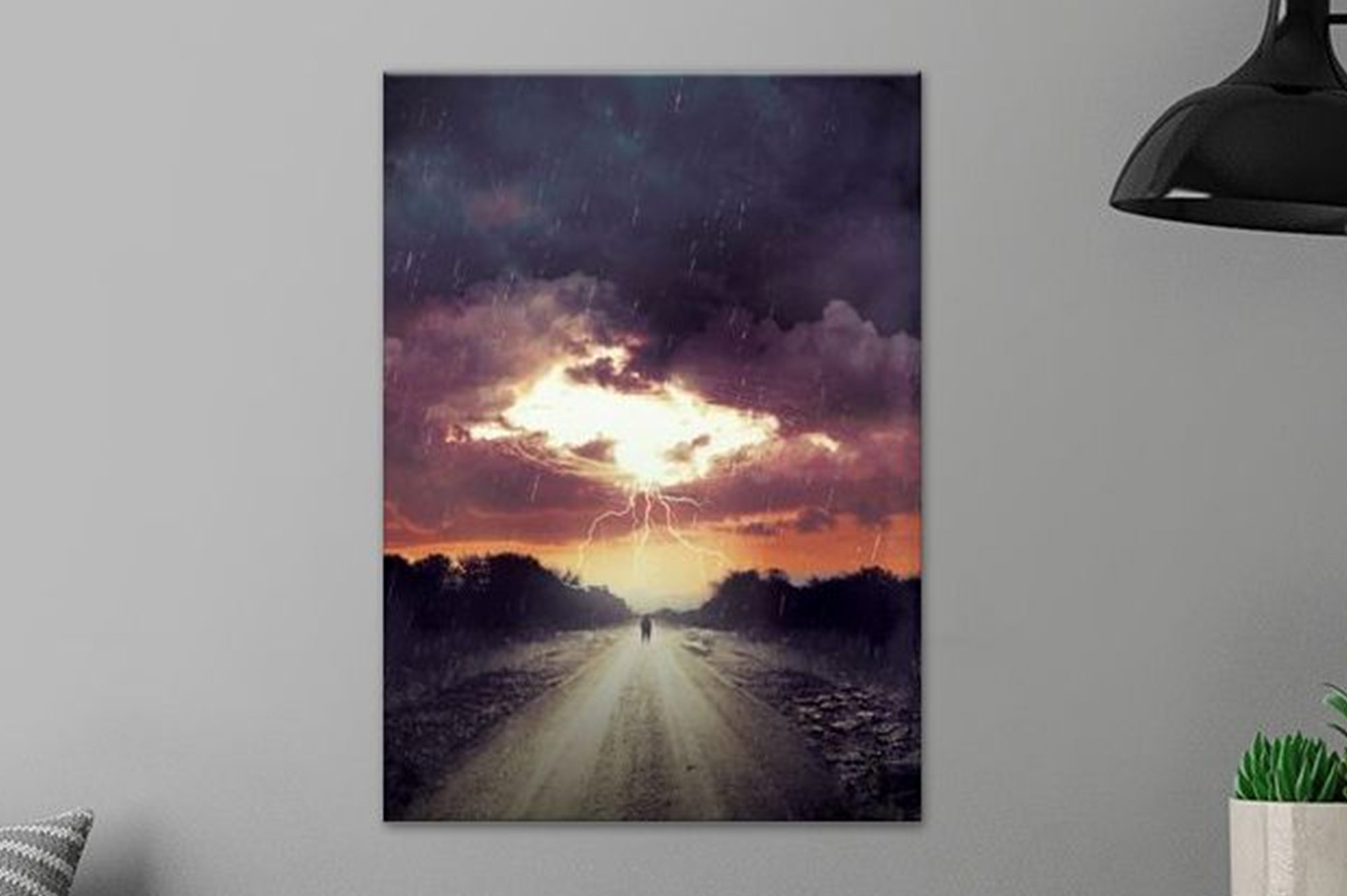 Storm Watching Metal Poster