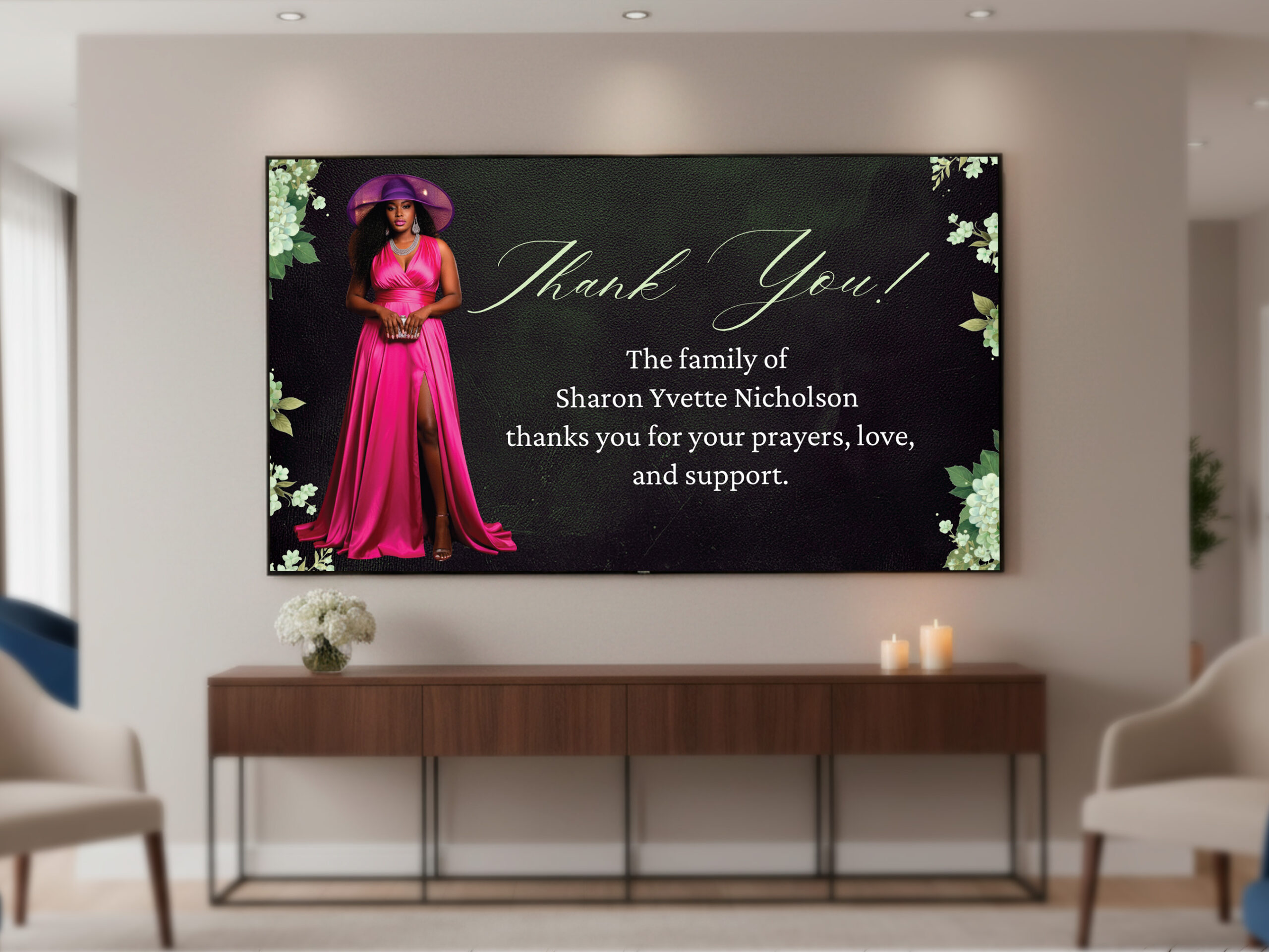 Heaven Stairway Funeral Slideshow Template for Canva