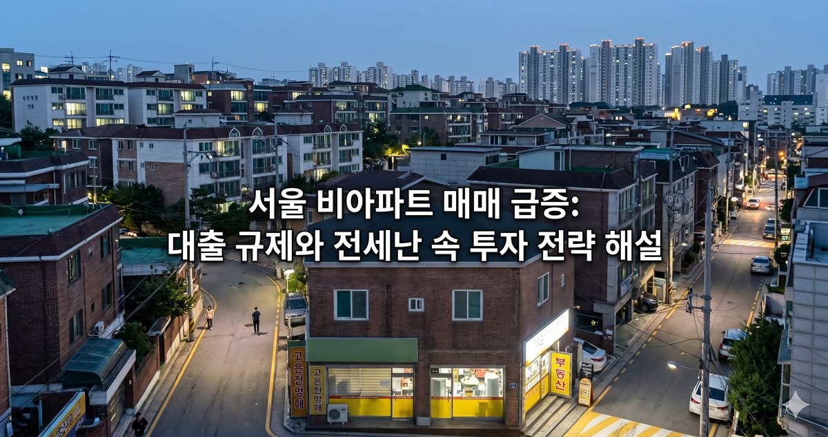 서울 비아파트 매매 급증