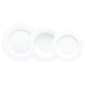 Krožniki Fleur set 18 kos