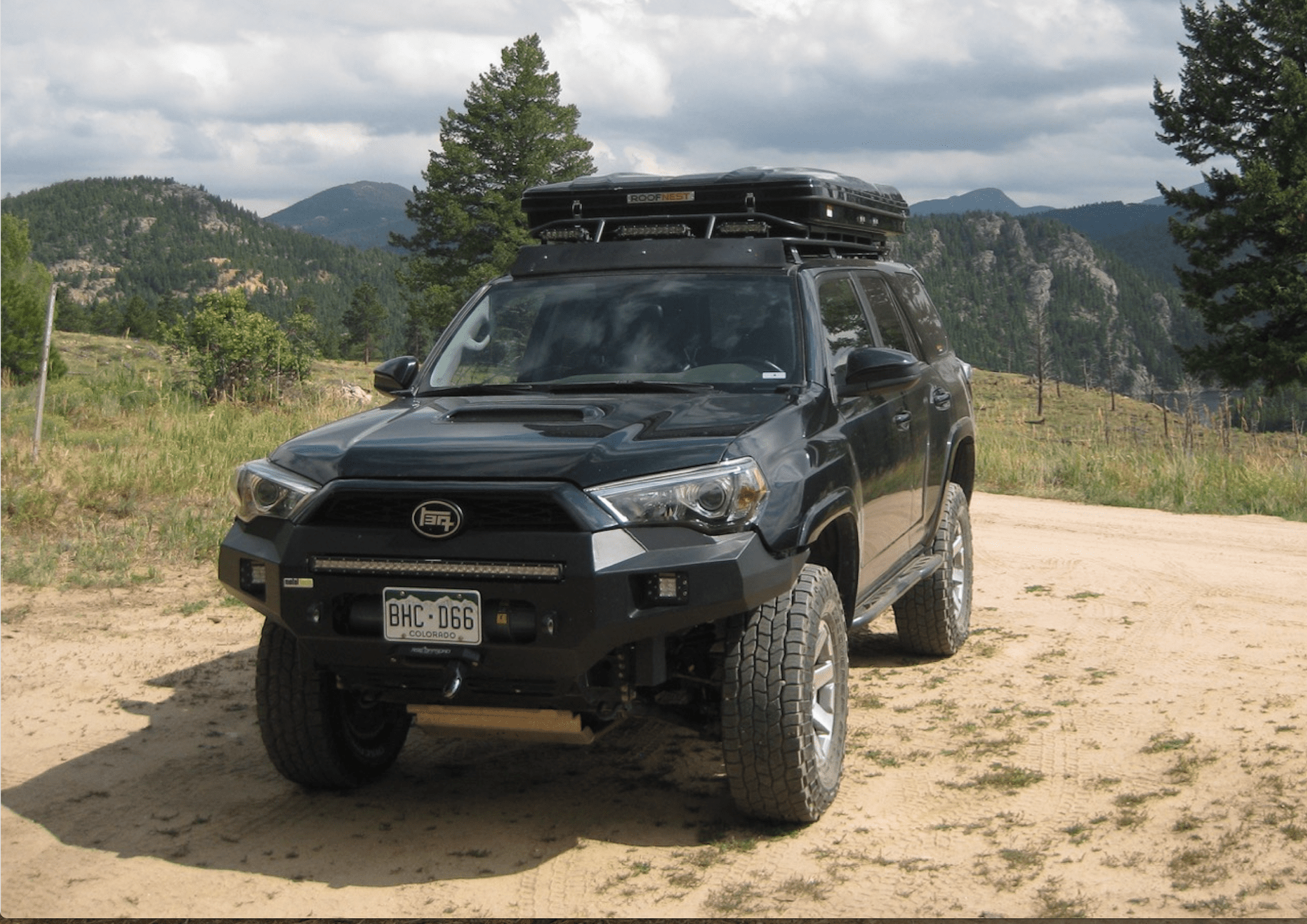 Especially when we packed everything to go camping. Toyota 4Runner Roofnest RTT - Go Explore It