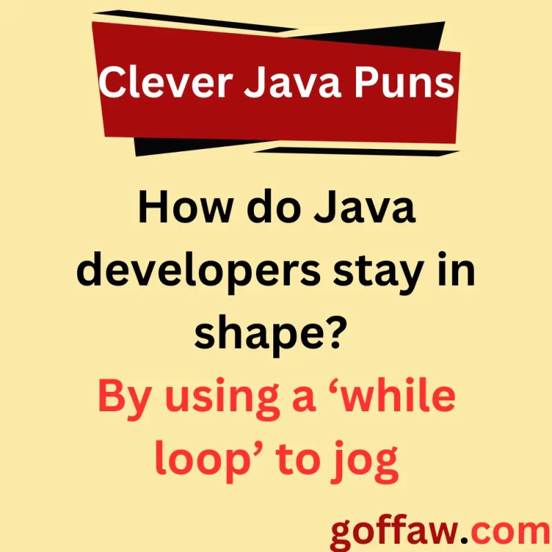 143 Java Programming Puns Jokes Every Developer Will Relate To - Best Geometric Photos in Retina