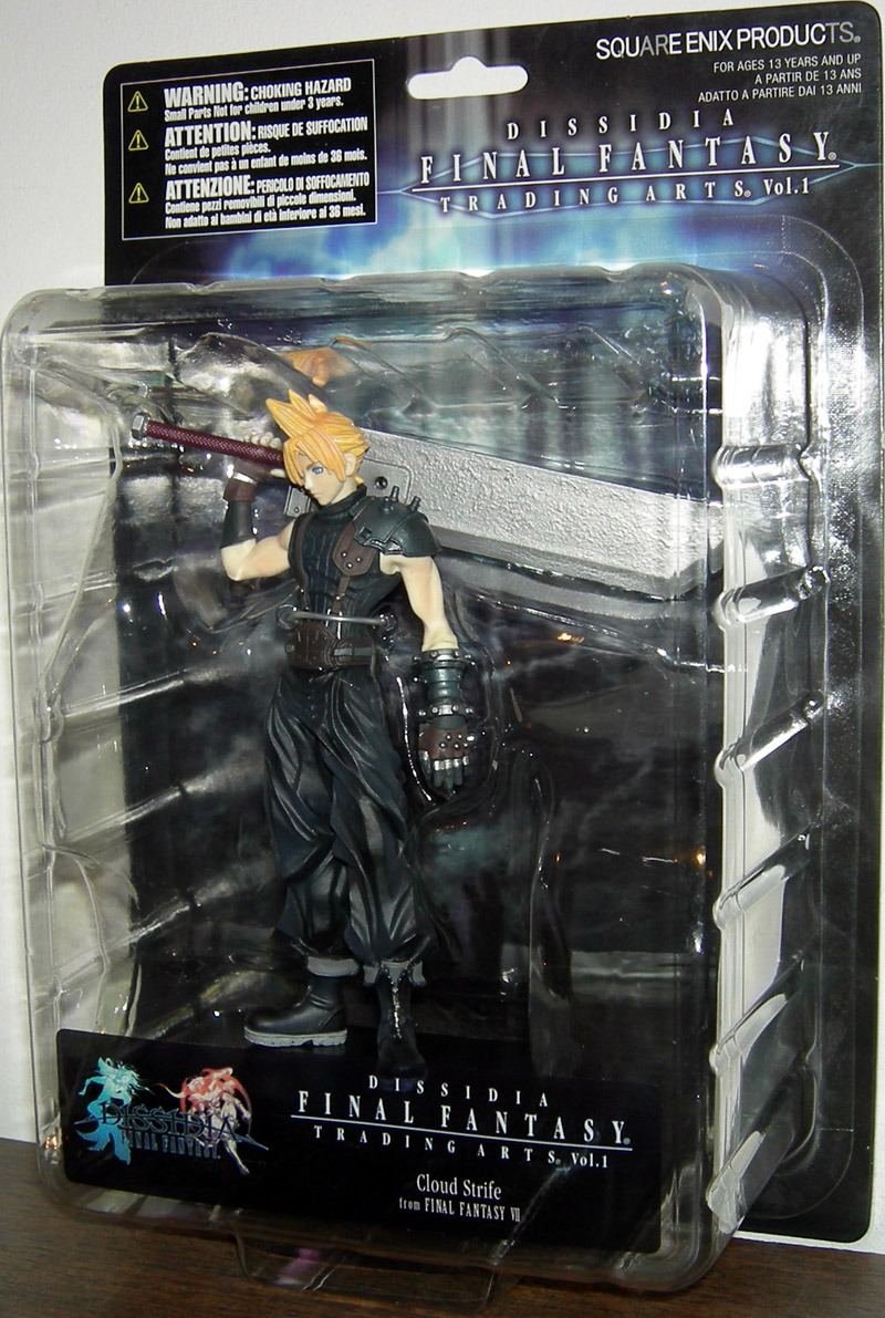 Cloud strife dissidia action figure square enix final fantasy vii