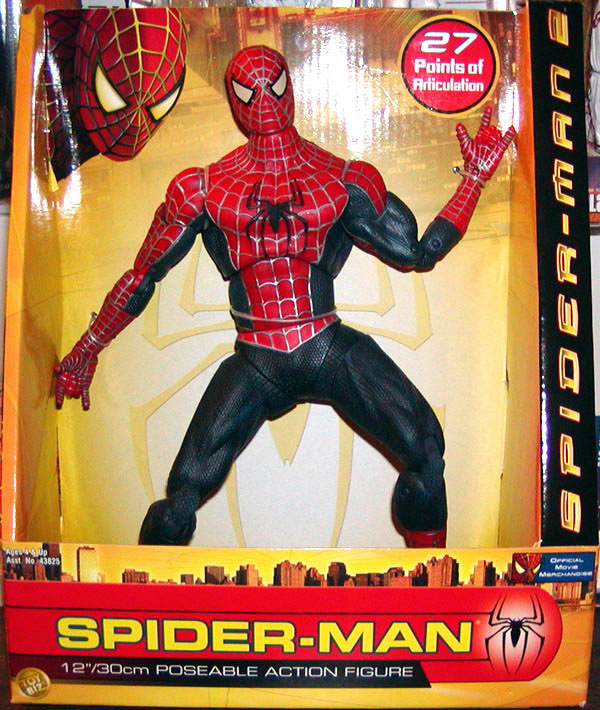 Poseable spider-man 2 figure 12 inch toy biz