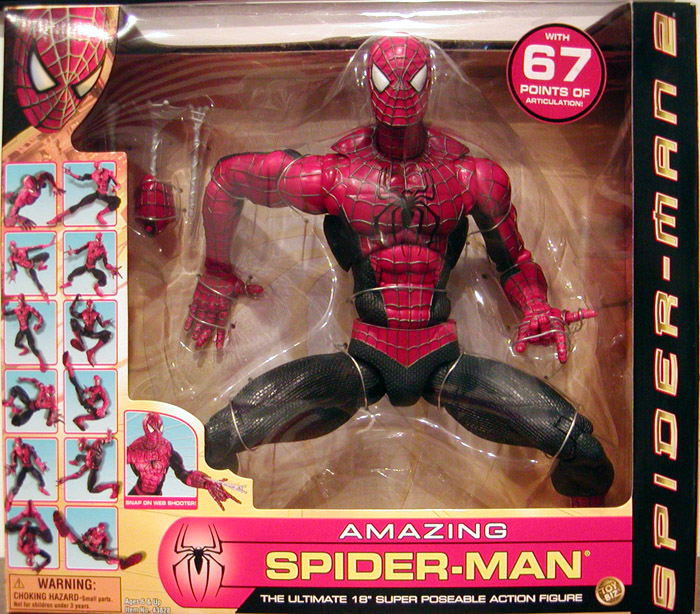 18 inch super poseable spider-man 2
