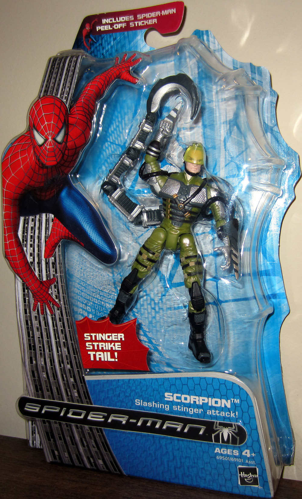 Scorpion action figure spider-man 3 from video game