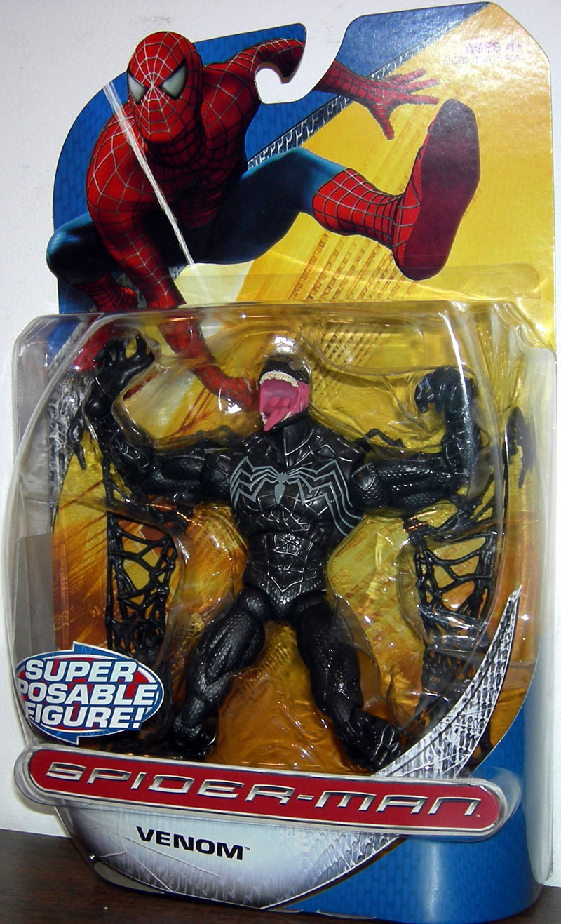 Venom trilogy spider-man super poseable action figure