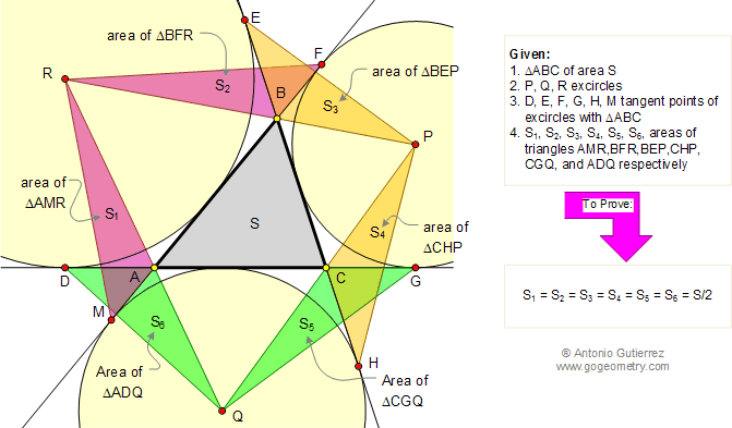 Go Geometry Geometry Problem 1209 Triangle Circle Excircle - Incredible Full HD Gradient Textures | Free Download