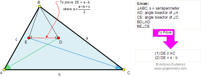 Geometry Problem 1139 Triangle Circumcircle Angle Bisector Parallel - Sunset Picture Collection - 4K Quality