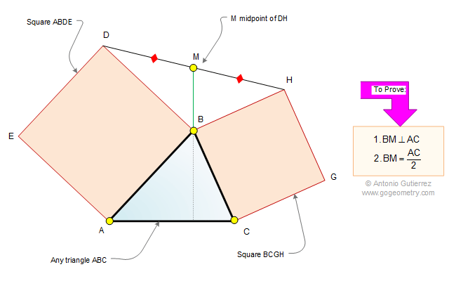 Online Geometry Tutoring Problem 469 Isosceles Triangle Midpoint - Ultra HD Light Image - Ultra HD