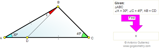 Geometry Problem 671 Triangle Cevian Angles Congruence - Space Design Collection - 4K Quality