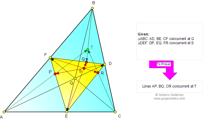 Math Education Geometry Problem 714 Triangle Parallel Cevians - Stunning Ocean Illustration - Ultra HD