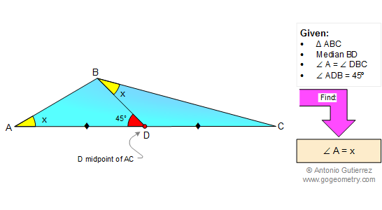 Geometry Problem 7 Triangle Angles Congruence - Colorful Design Collection - HD Quality