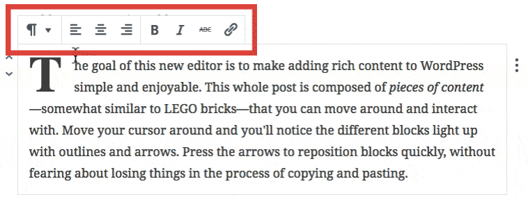 Wordpress ships a bunch of default css for styling the space between gutenberg blocks, but we usually want to override that based . The Complete Guide To The Gutenberg Paragraph Block