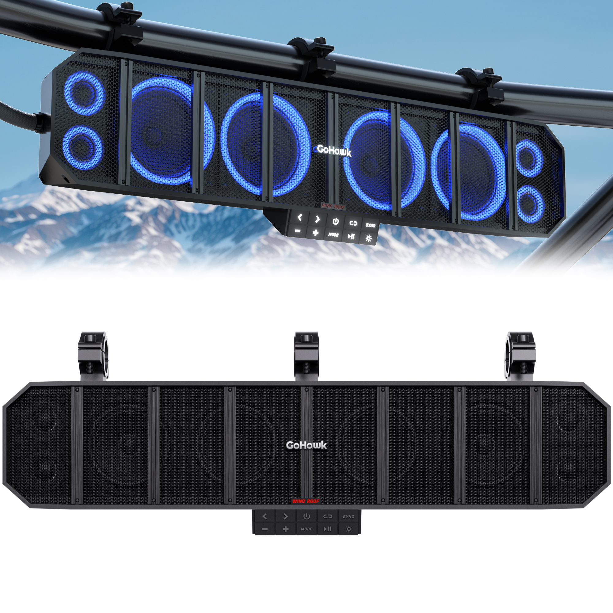GoHawk WING-R60F 8-Speaker 25