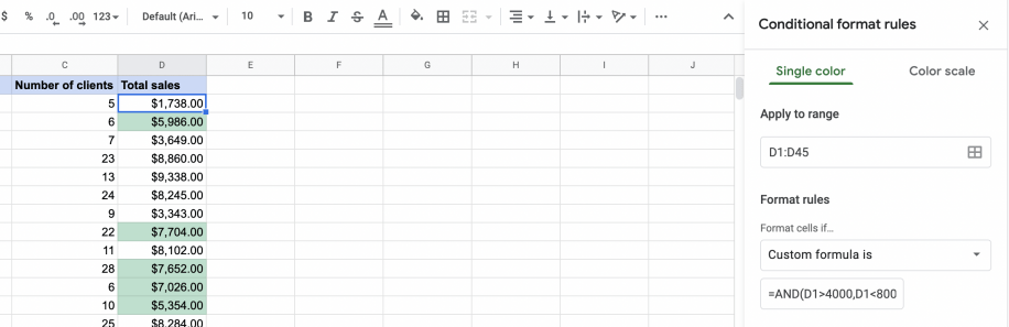 Conditional Formatting in Google Sheets (Complete Guide) | Layer Blog (12) Conditional Formatting in Google Sheets (Complete Guide) | Layer Blog (12)