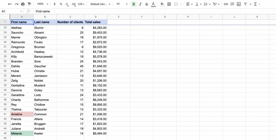 Conditional Formatting in Google Sheets (Complete Guide) | Layer Blog (21) Conditional Formatting in Google Sheets (Complete Guide) | Layer Blog (21)