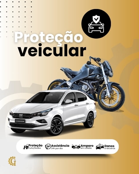 Proteção veicular contra roubo, furto e colisões